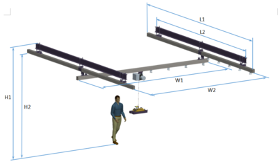 悬挂式轻型起重机