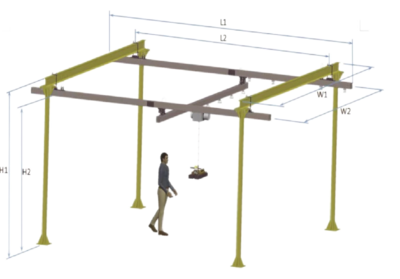 自立式轻型起重机